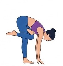 Ardha Baddha Padmottanasana